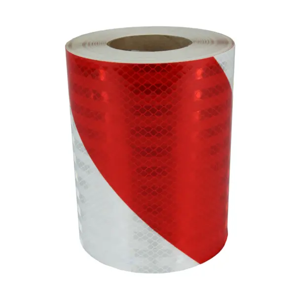 3M HIP Reflective Barricade Sheeting Series 3300, Red/White