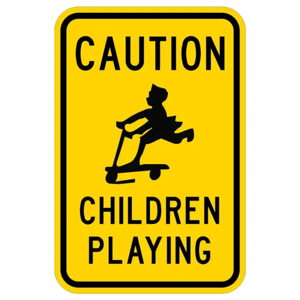 Caution Children Playing