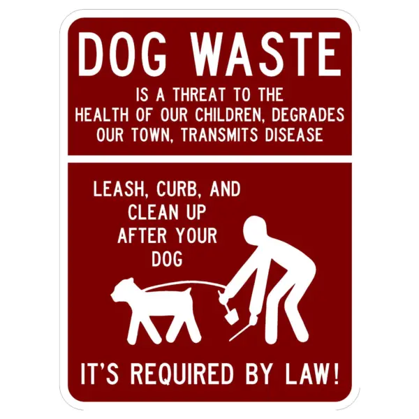 Dog Waste It's Required By Law