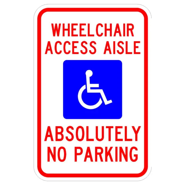 Wheelchair Access Aisle No Parking