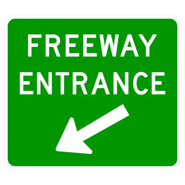 Freeway Entrance Symbol