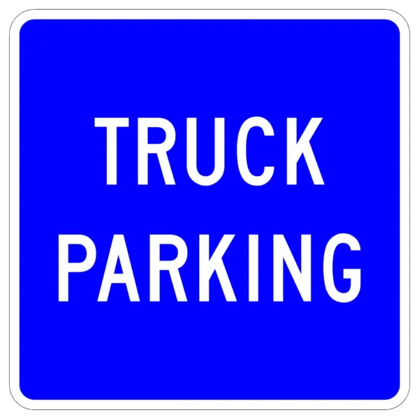 Semi Truck Parking Symbol