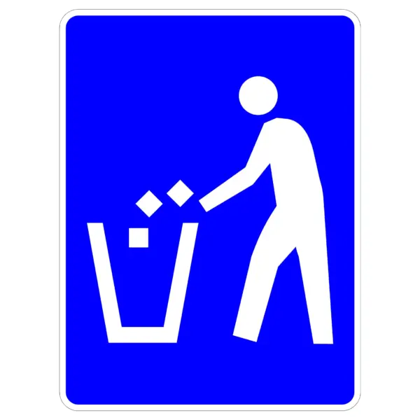 Litter Container Symbol