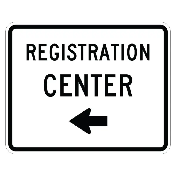 Registration Center Left Arrow