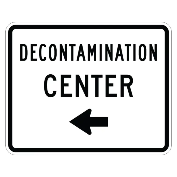 Decontamination Center Left Arrow