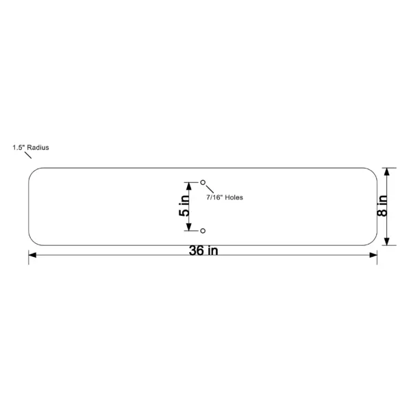 Aluminum Blank, Horizontal Rectangle - Image 21