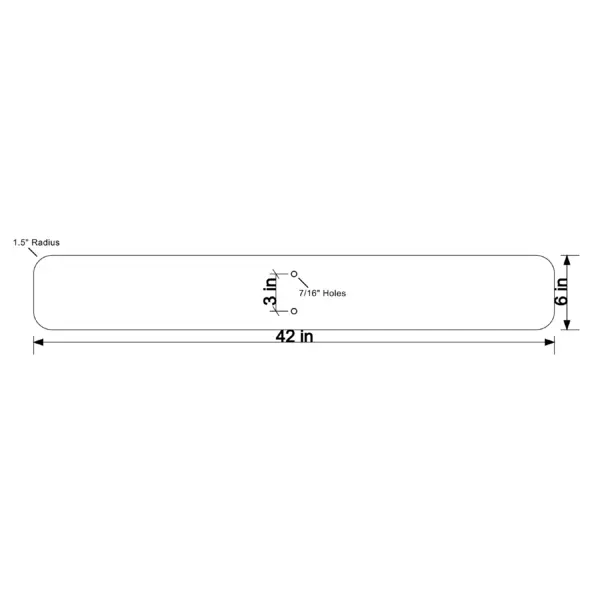 Aluminum Blank, Horizontal Rectangle - Image 35