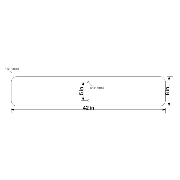 Aluminum Blank, Horizontal Rectangle - Image 26