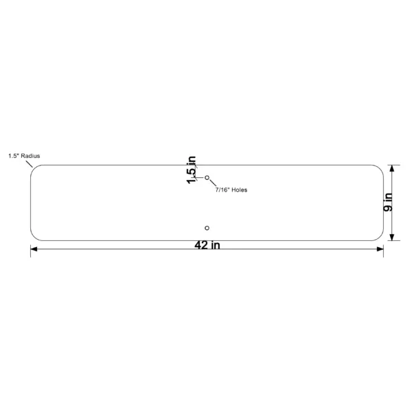 Aluminum Blank, Horizontal Rectangle - Image 27