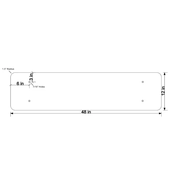 Aluminum Blank, Horizontal Rectangle - Image 29