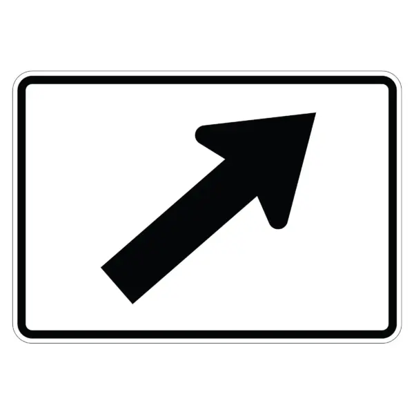 Diagonal Turn Arrow Right Symbol