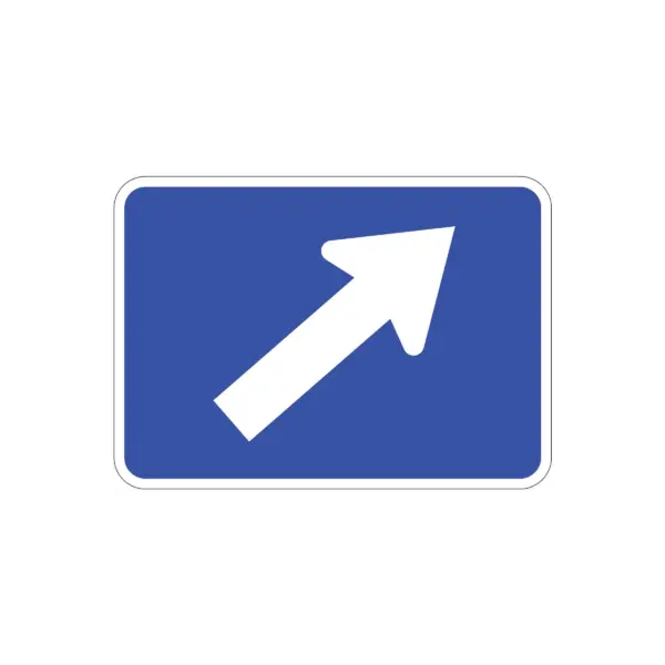 Diagonal Turn Arrow Right Symbol