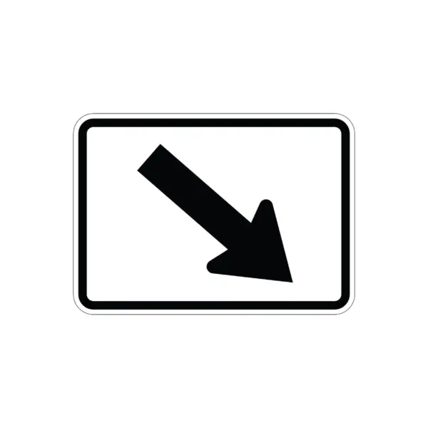 Downward Diagonal Right Arrow Symbol