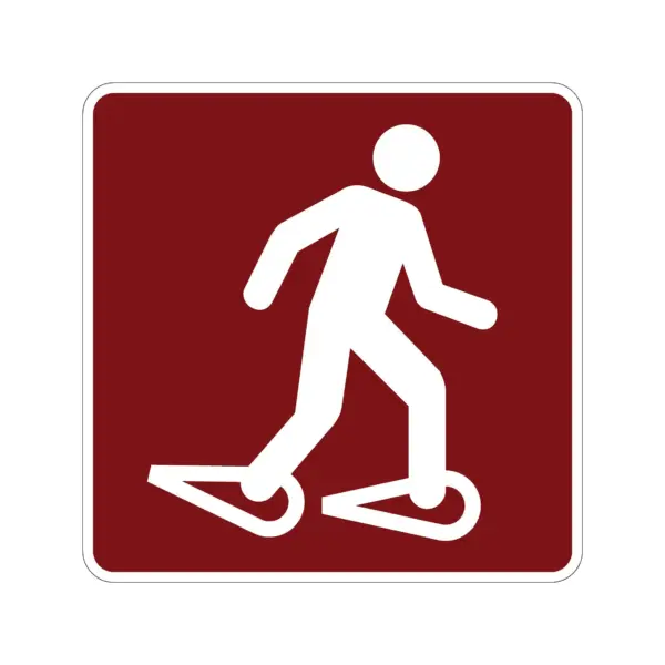 Snowshoeing Symbol