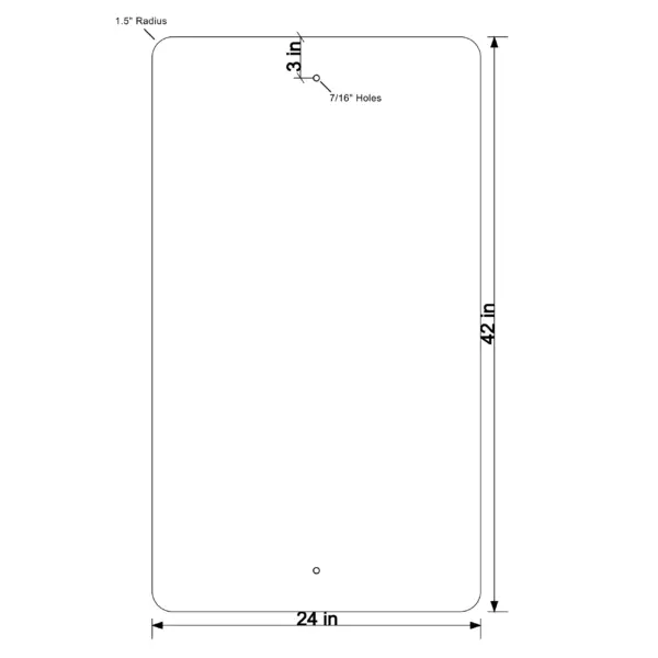 Aluminum Blank, Vertical Rectangle - Image 26