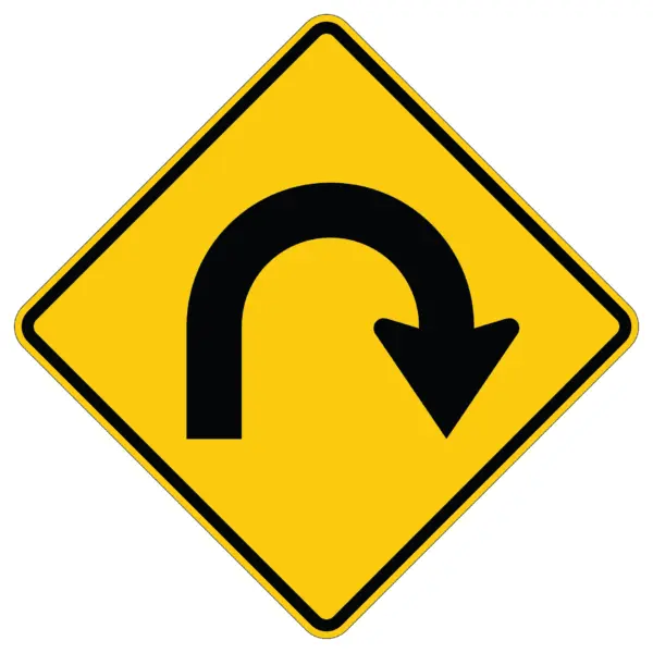 180 Degree (Hairpin) Right Curve