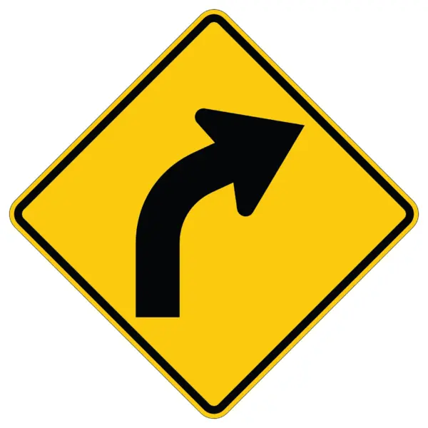 Curve Right Symbol