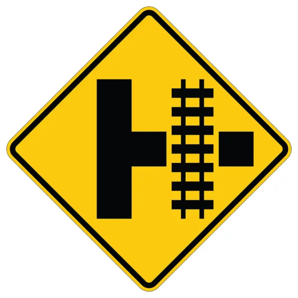 Right Railroad Crossing 1 Side Road