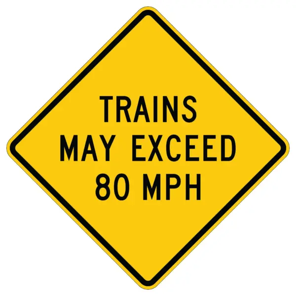 Trains May Exceed 80 MPH