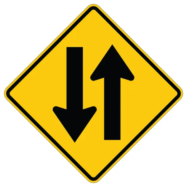 Two Way Traffic Symbol