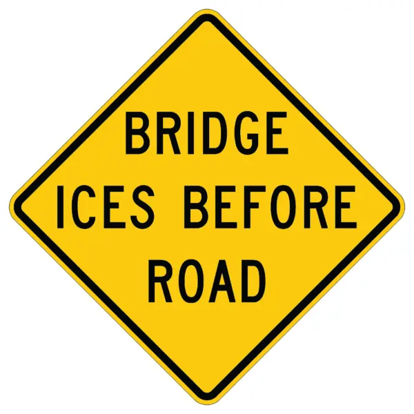 Bridge Ices Before Road