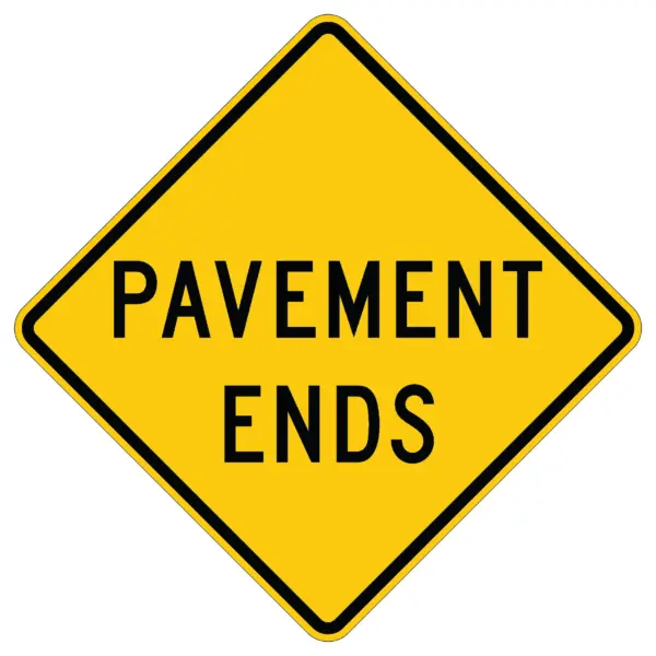 Pavement Ends